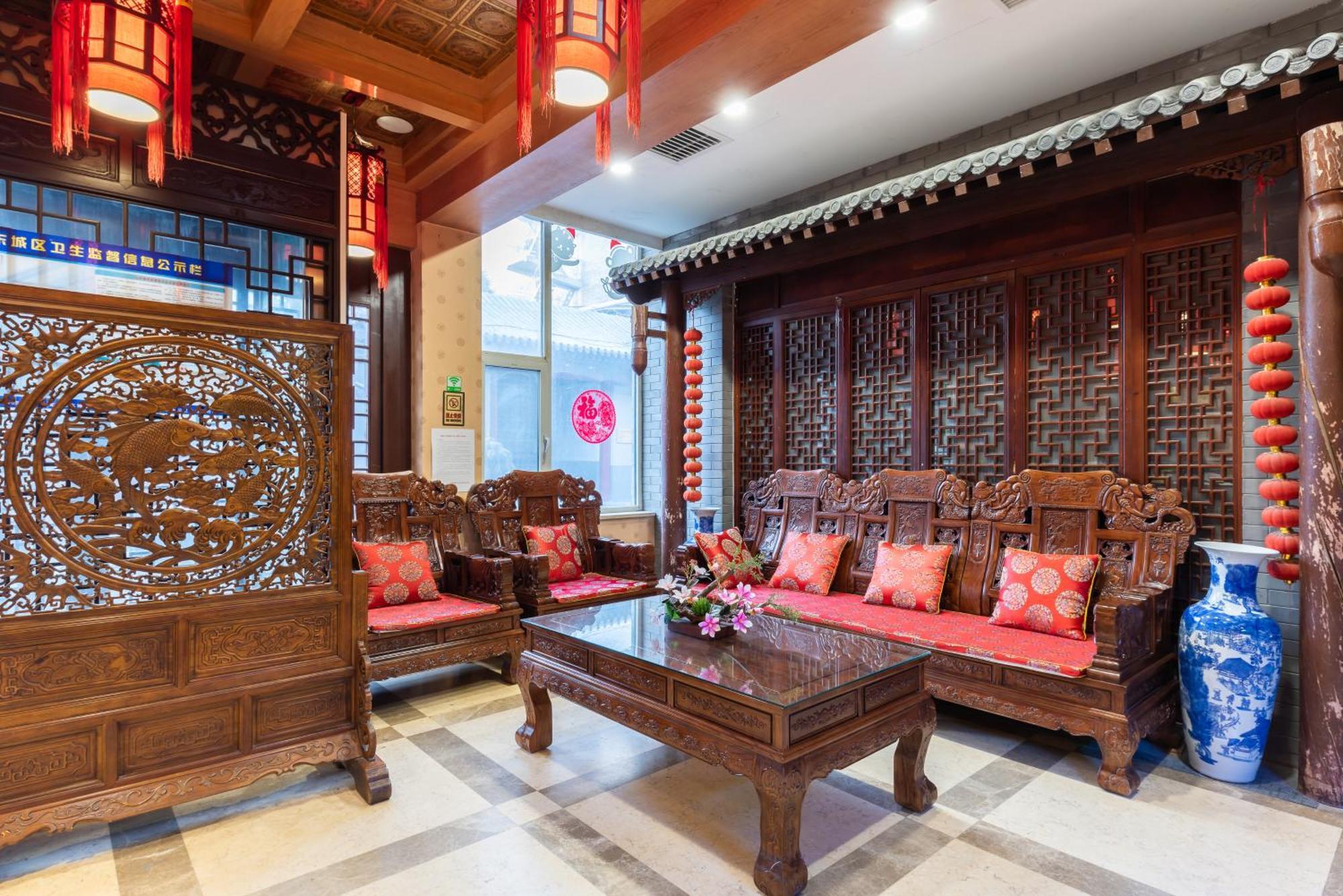 Chinese Culture Boutique Hotel-Tangfu,Traditional Chinese Theme,Heart Of Beijing,Near Forbidden City,Tiananmen Square,Hutongs,Metro Access,Free Coffee,Tea,Laundry Pequim Exterior foto