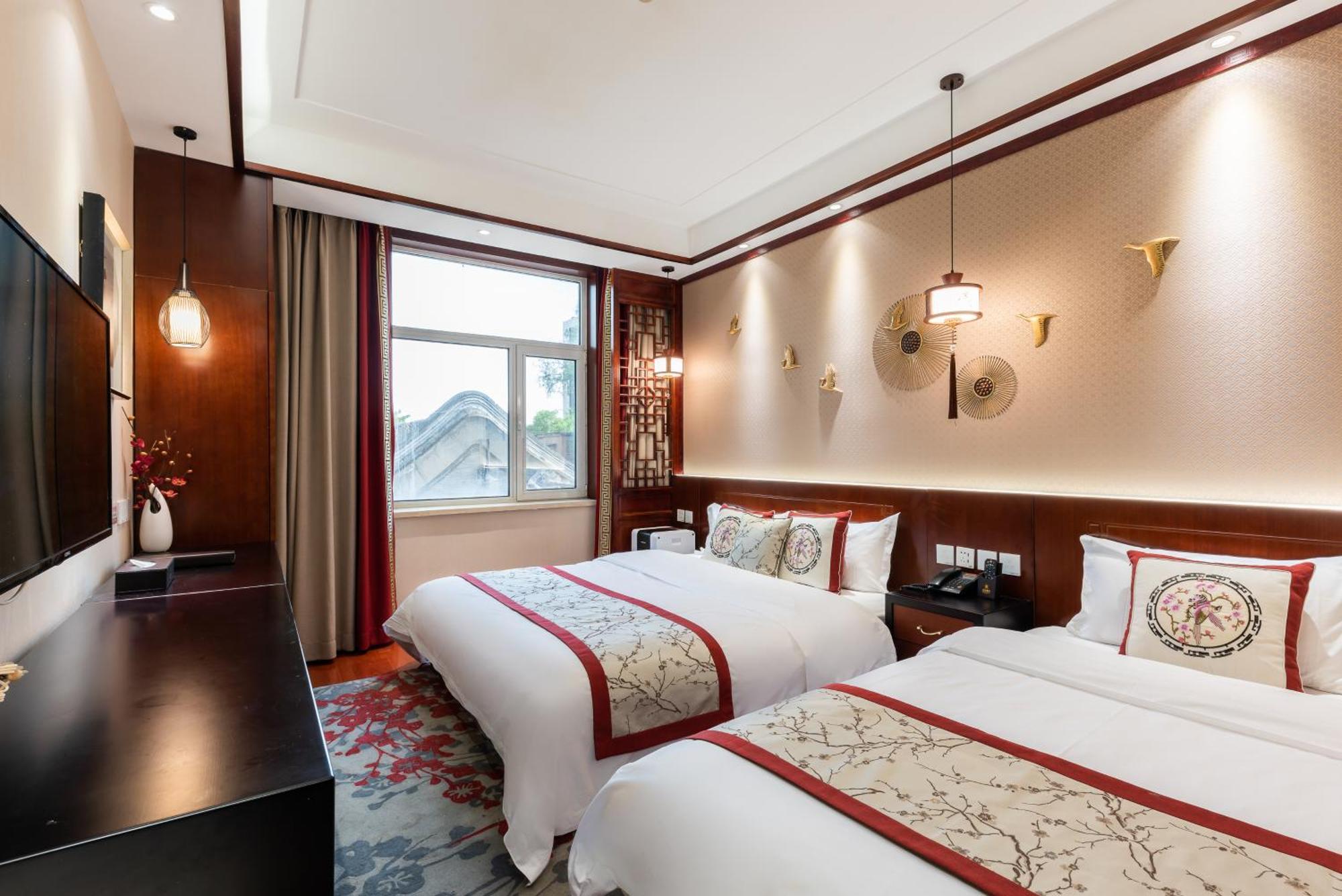 Chinese Culture Boutique Hotel-Tangfu,Traditional Chinese Theme,Heart Of Beijing,Near Forbidden City,Tiananmen Square,Hutongs,Metro Access,Free Coffee,Tea,Laundry Pequim Exterior foto