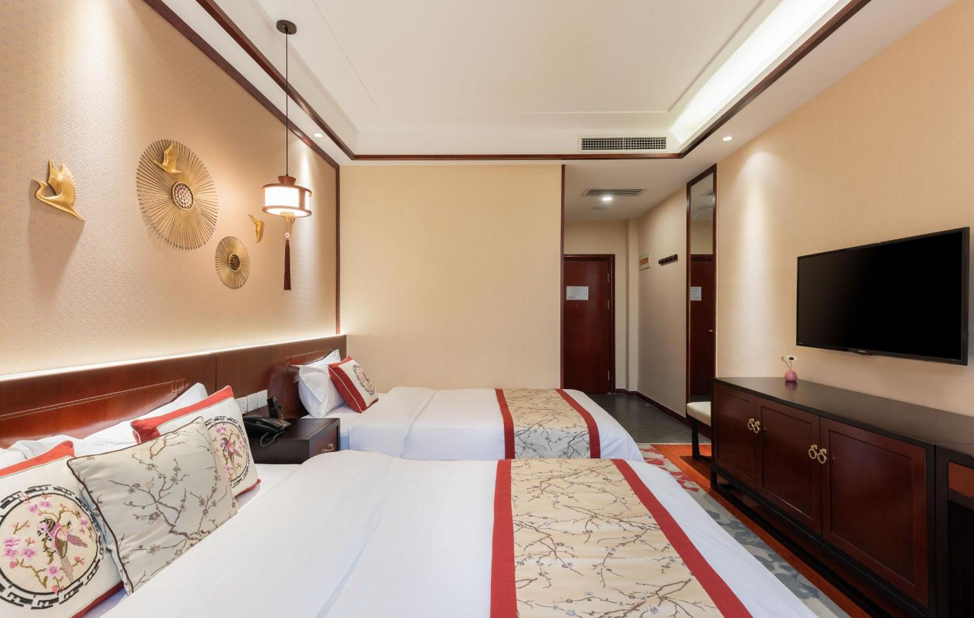 Chinese Culture Boutique Hotel-Tangfu,Traditional Chinese Theme,Heart Of Beijing,Near Forbidden City,Tiananmen Square,Hutongs,Metro Access,Free Coffee,Tea,Laundry Pequim Quarto foto