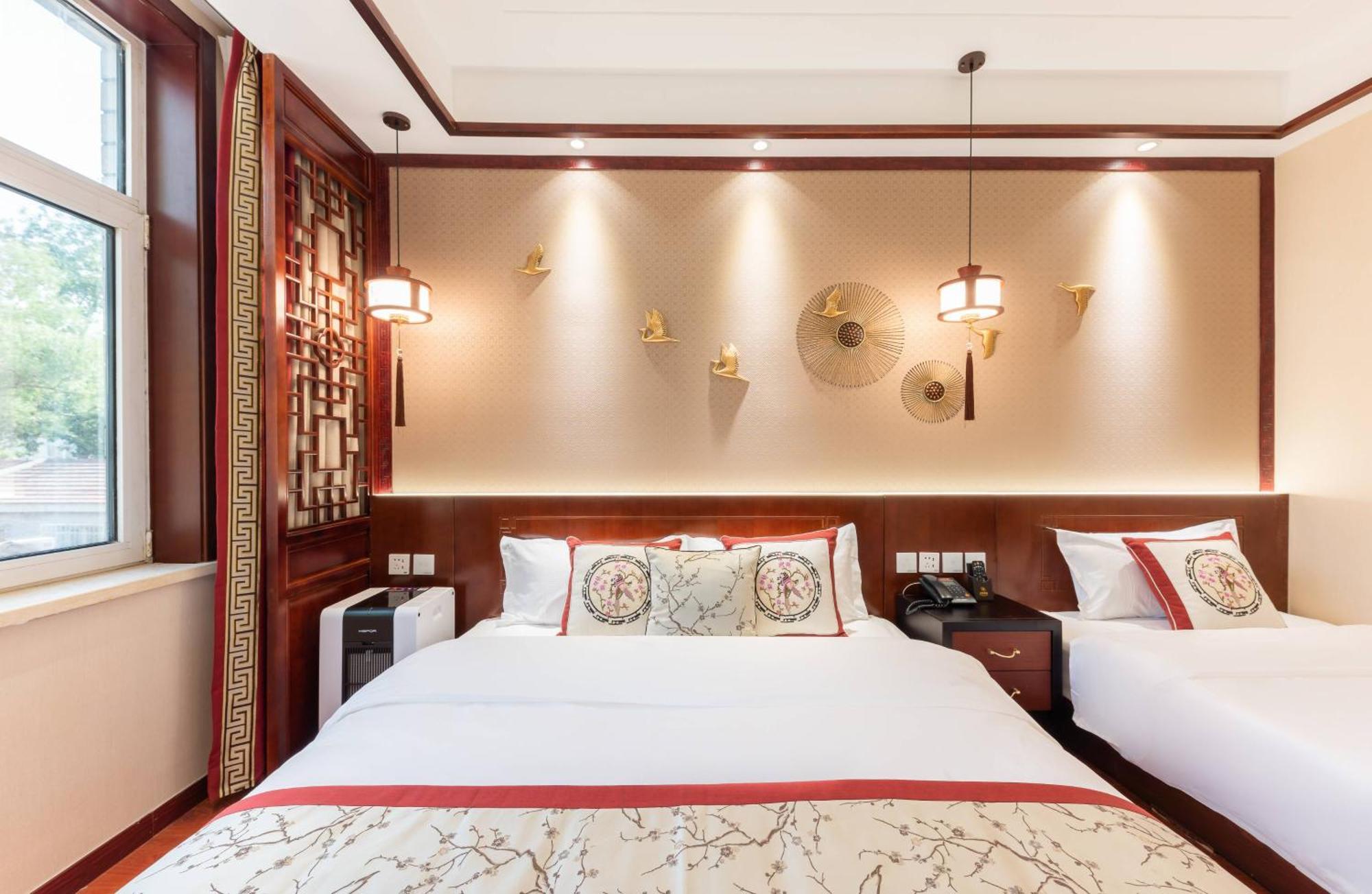 Chinese Culture Boutique Hotel-Tangfu,Traditional Chinese Theme,Heart Of Beijing,Near Forbidden City,Tiananmen Square,Hutongs,Metro Access,Free Coffee,Tea,Laundry Pequim Quarto foto